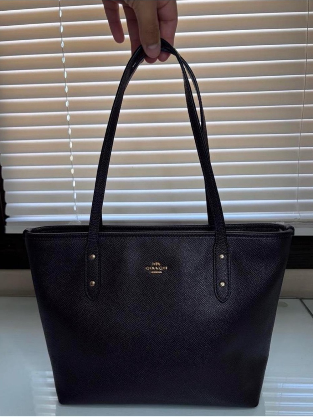 Coach Mini City Zip-Top Tote Oxblood Dark Burgundy Small Tote Hand/Shoulder Bag